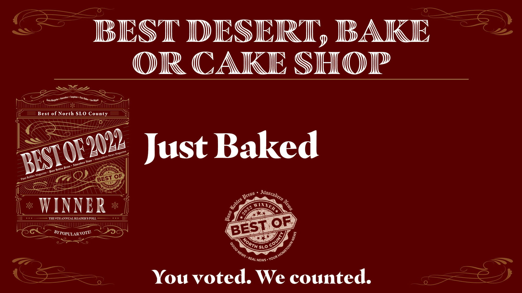 Best of 2022 Winner: Best Dessert, Bake or Cake Shop