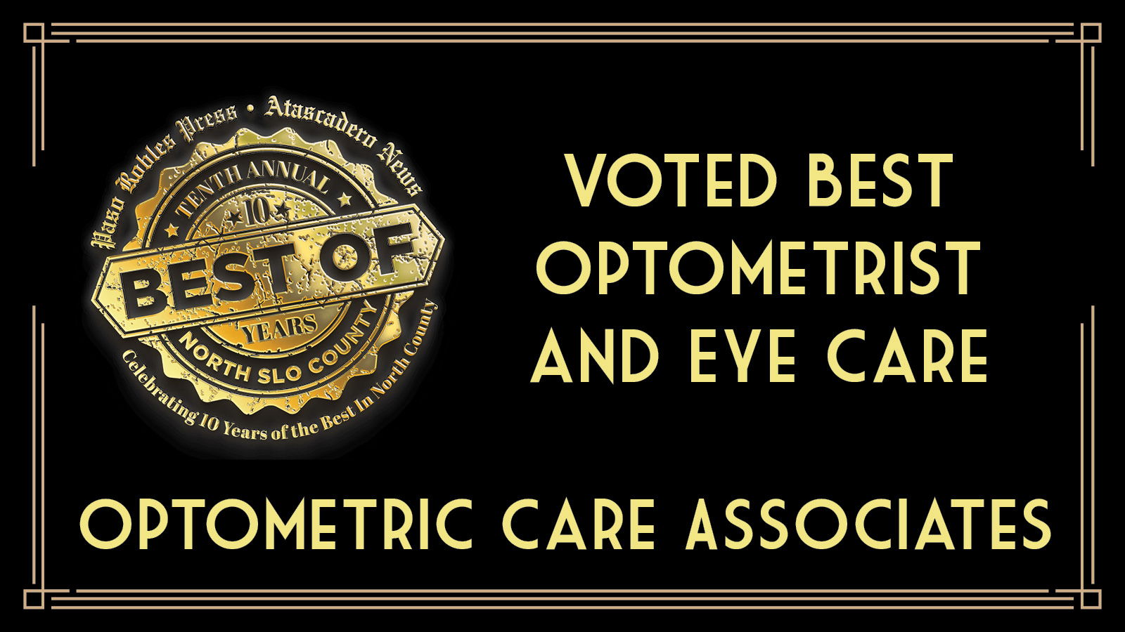 Best of 2023 Winner: Best Optometrist or Eye Care