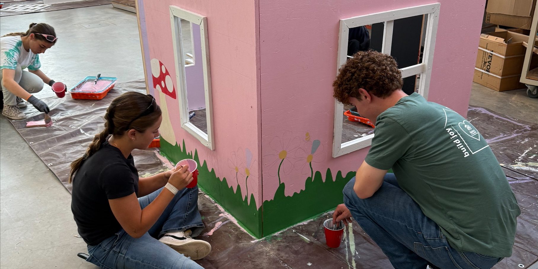 Habitat SLO delivers six custom playhouses to local families, Boys & Girls Club