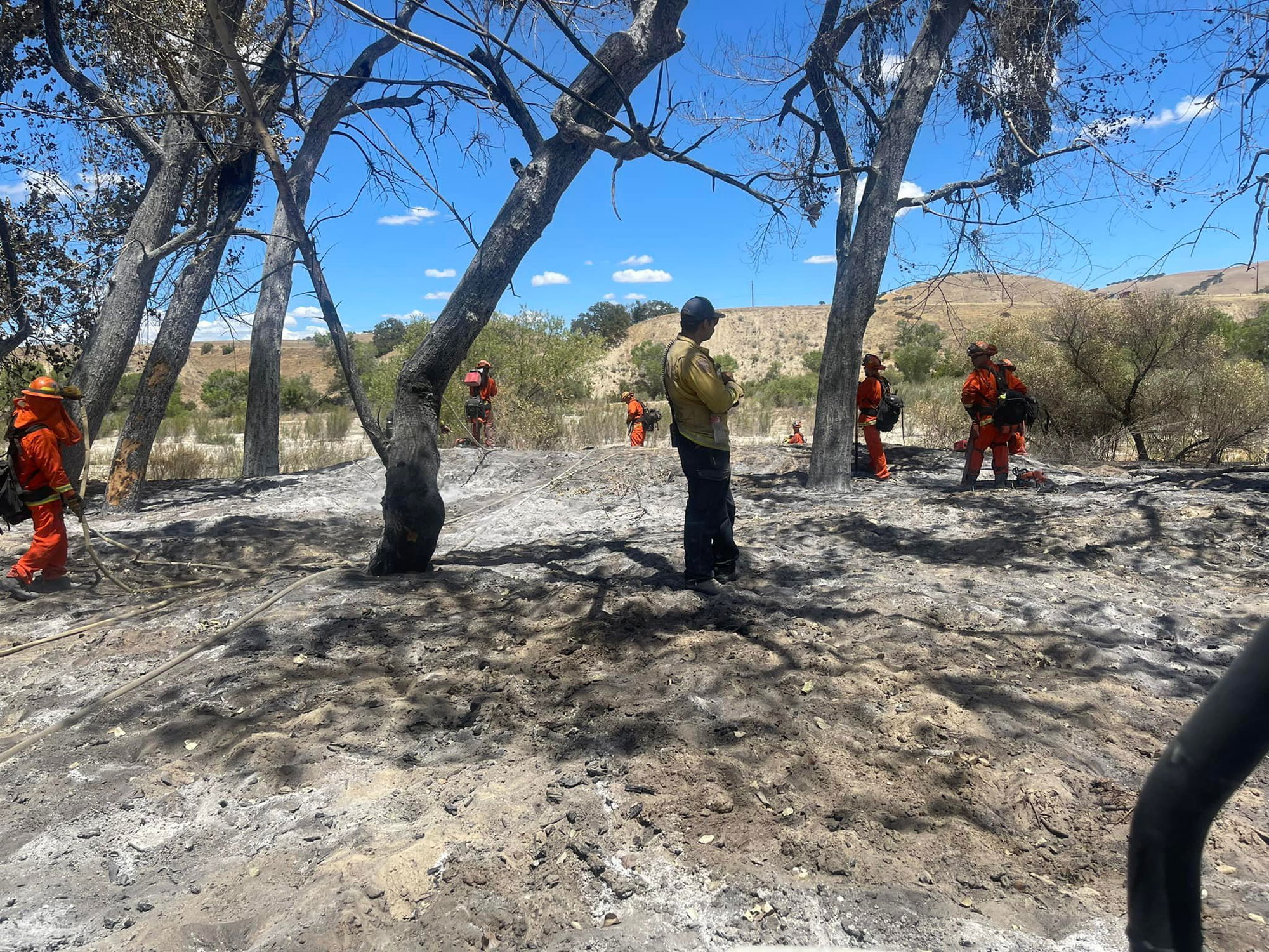Camp Roberts Fire Contained at 166 Acres