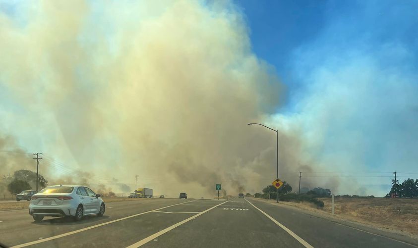 Camp Roberts Fire 60 Percent Contained