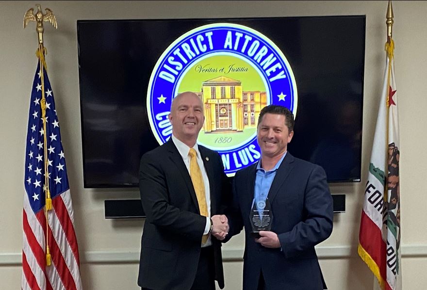 District Attorney Recognizes Assemblyman for Combating Human Trafficking