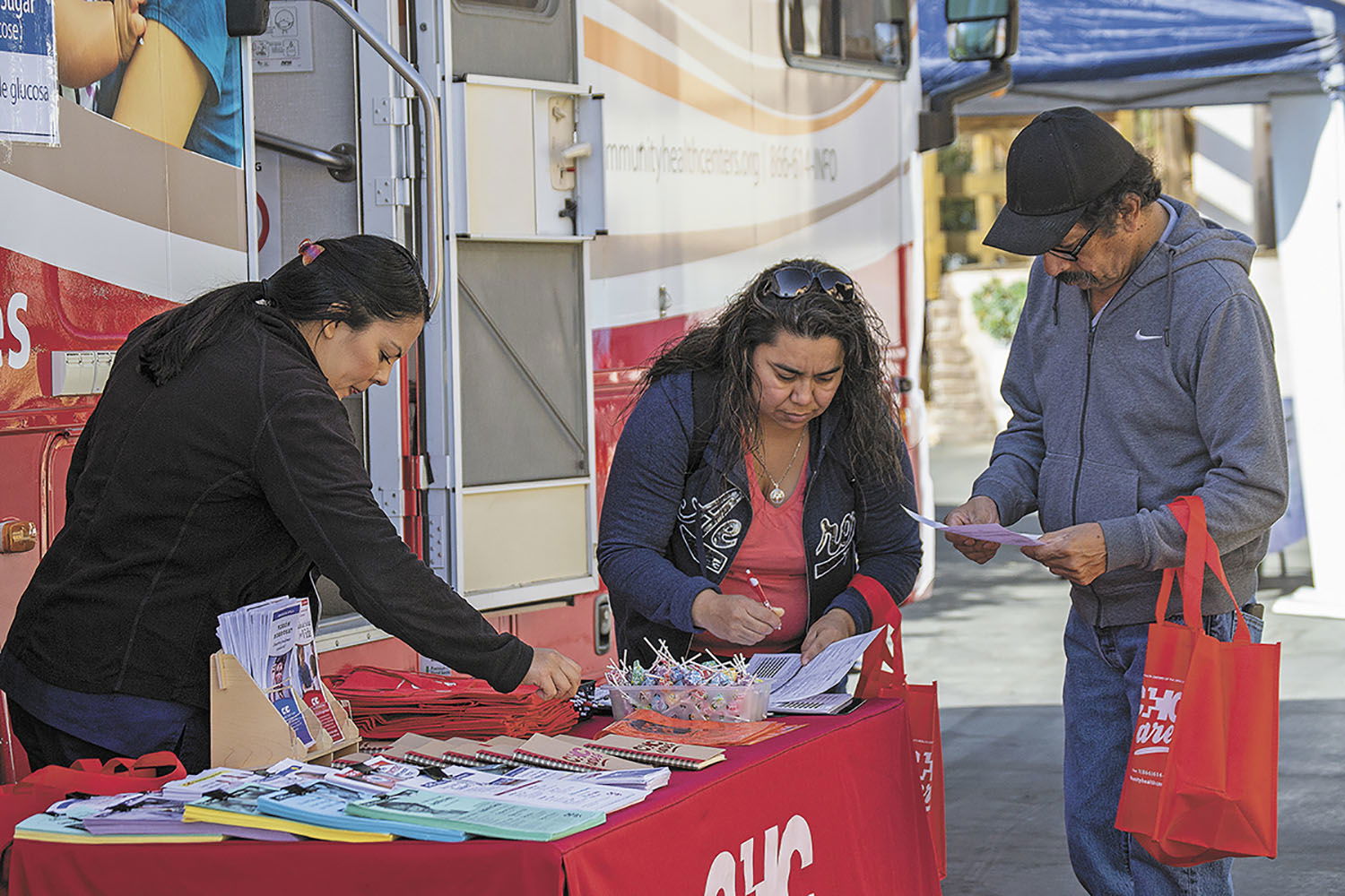 Agencies Connect with Community