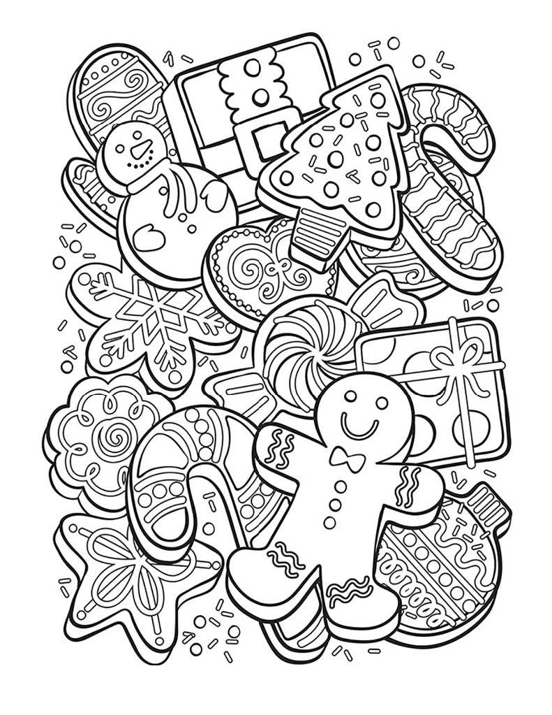 Kids Holiday Coloring Pages