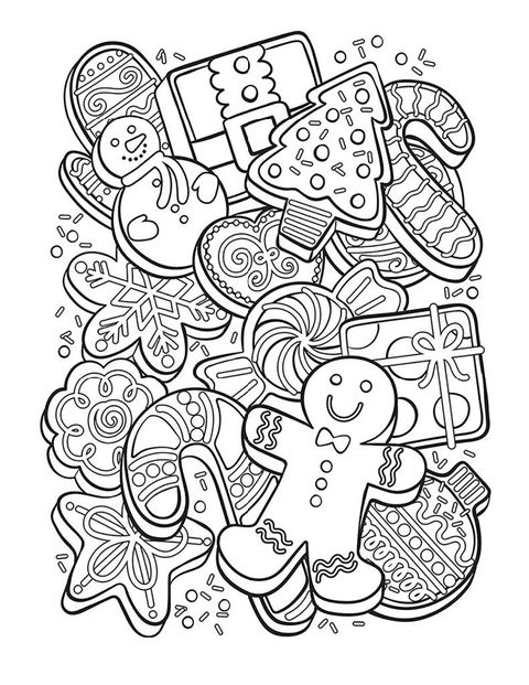 Kids Holiday Coloring Pages