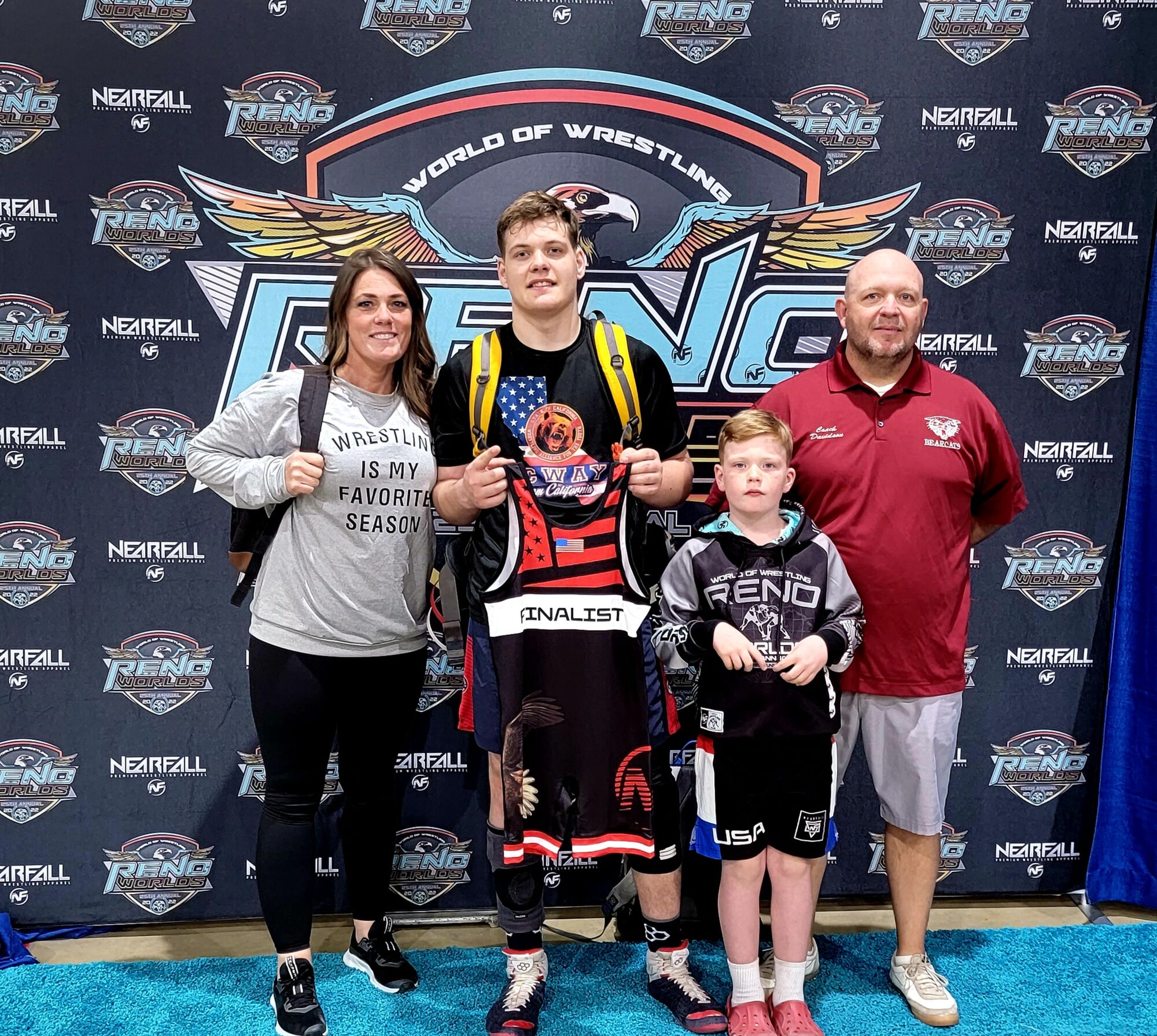 Wrestling Davidson Brothers Compete in Reno Worlds
