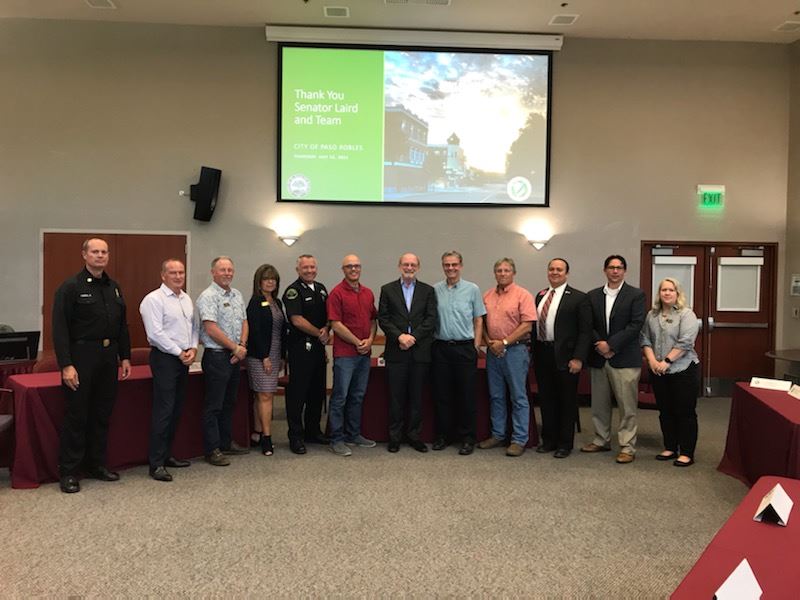 Senator John Laird Visits Paso Robles