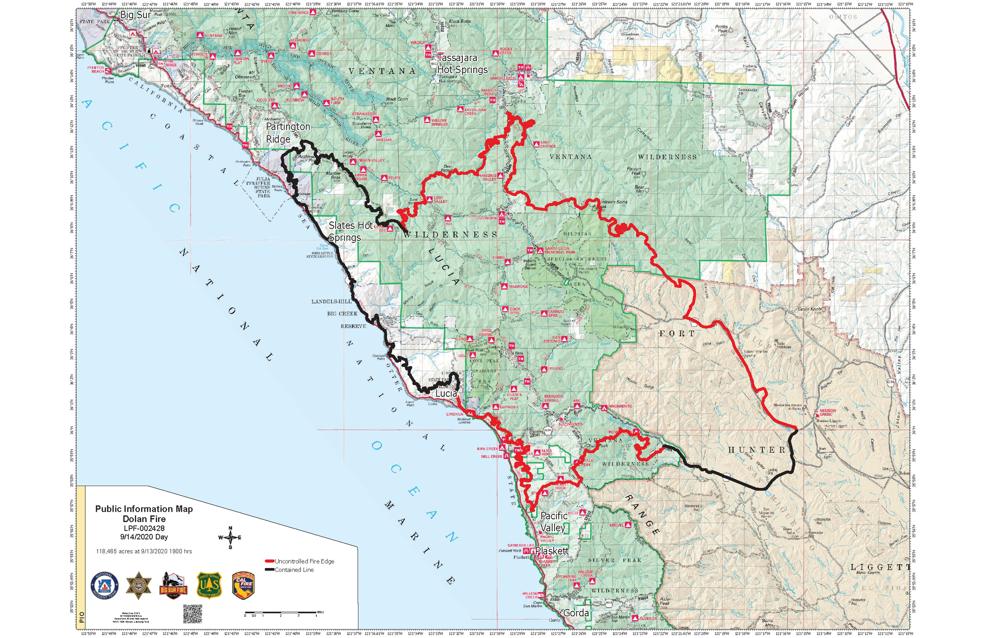 Containment of Dolan Fire Improves to 40%
