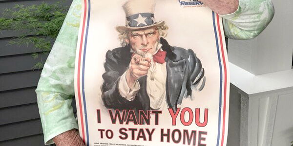 Uncle Sam says 'Stay Home'