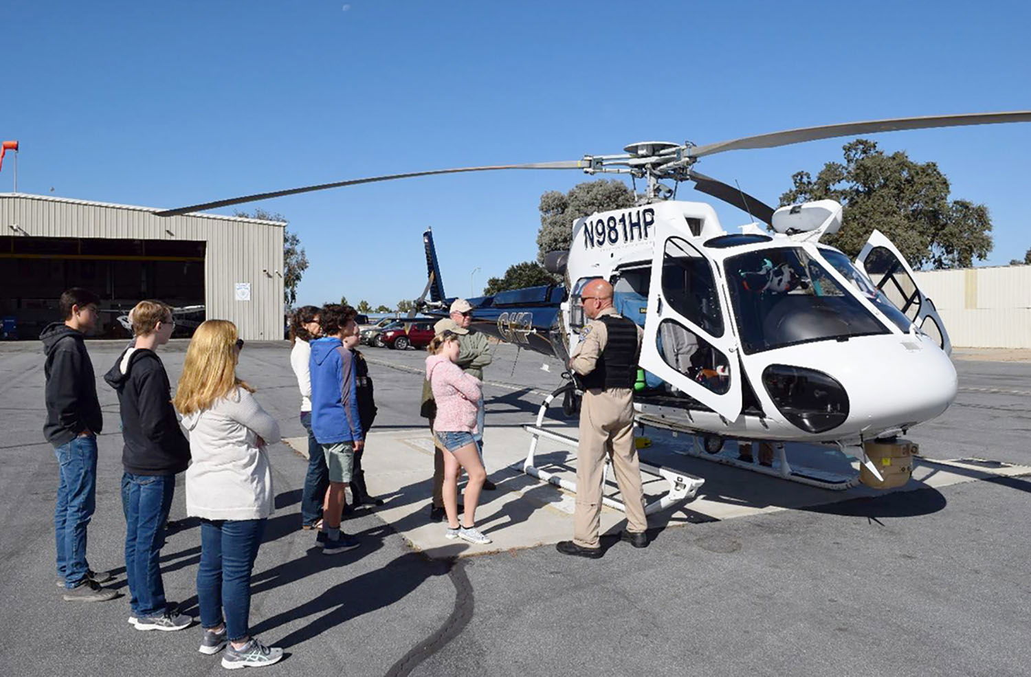 Estrella Warbird Museum Aviation Youth Tour CHP, Cal Fire Facilities