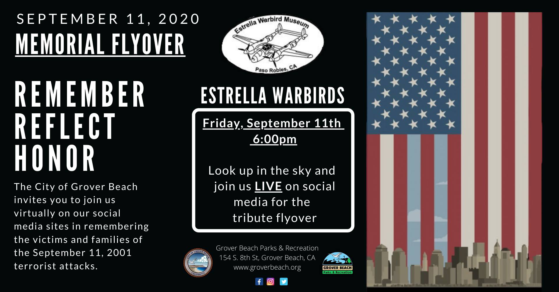 UPDATE: September 11 Memorial Flyover