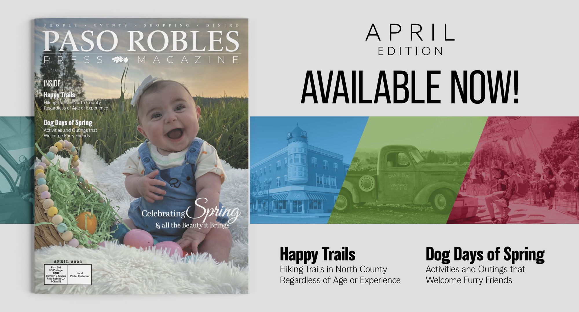 April Issue of Paso Robles Press Magazine in Your Mailbox on Friday, March 31