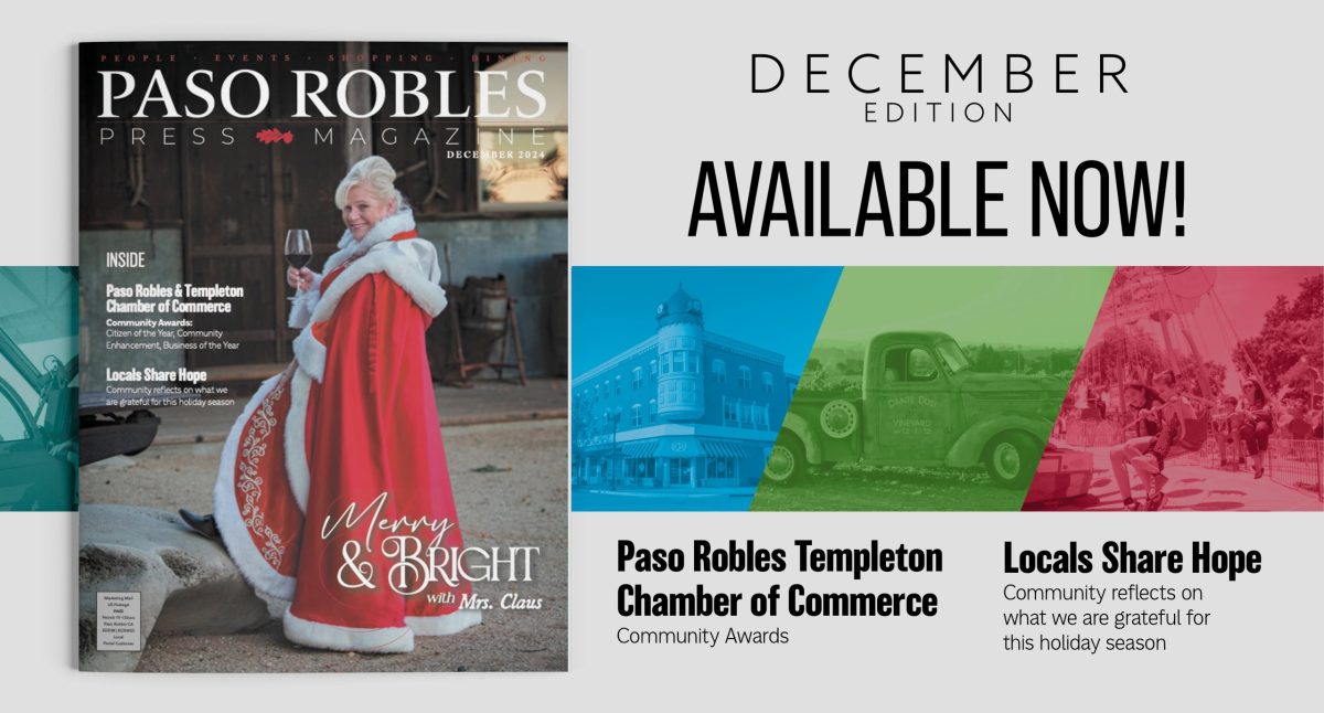 December Issue of Paso Robles Press Magazine Available Now!