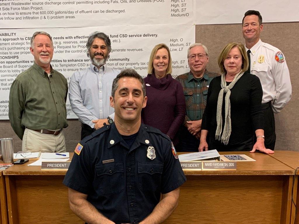 Templeton Fire Department Welcomes New Firefighter