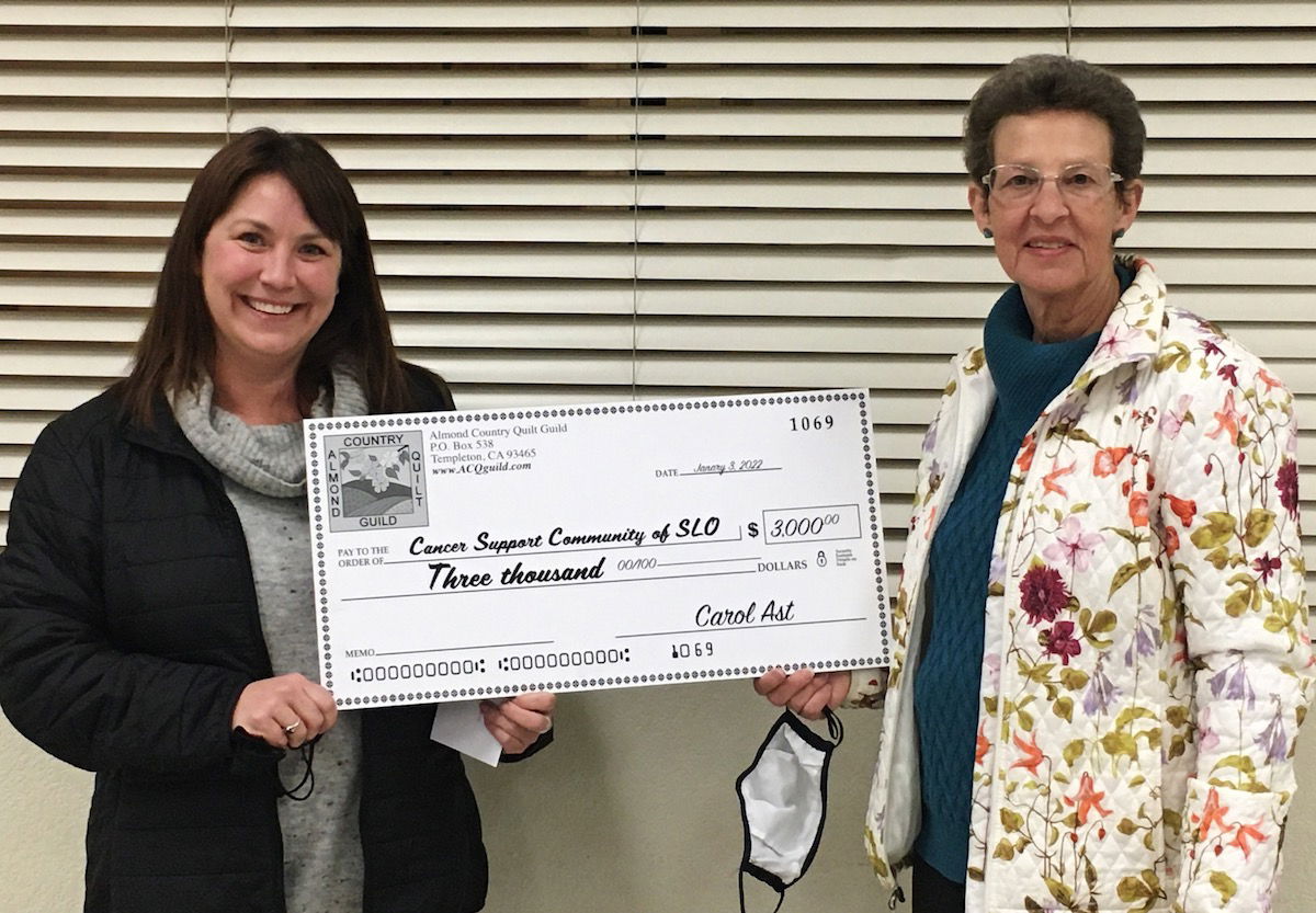 Local Quilt Guild Gifts Donations to Local Non-Profits