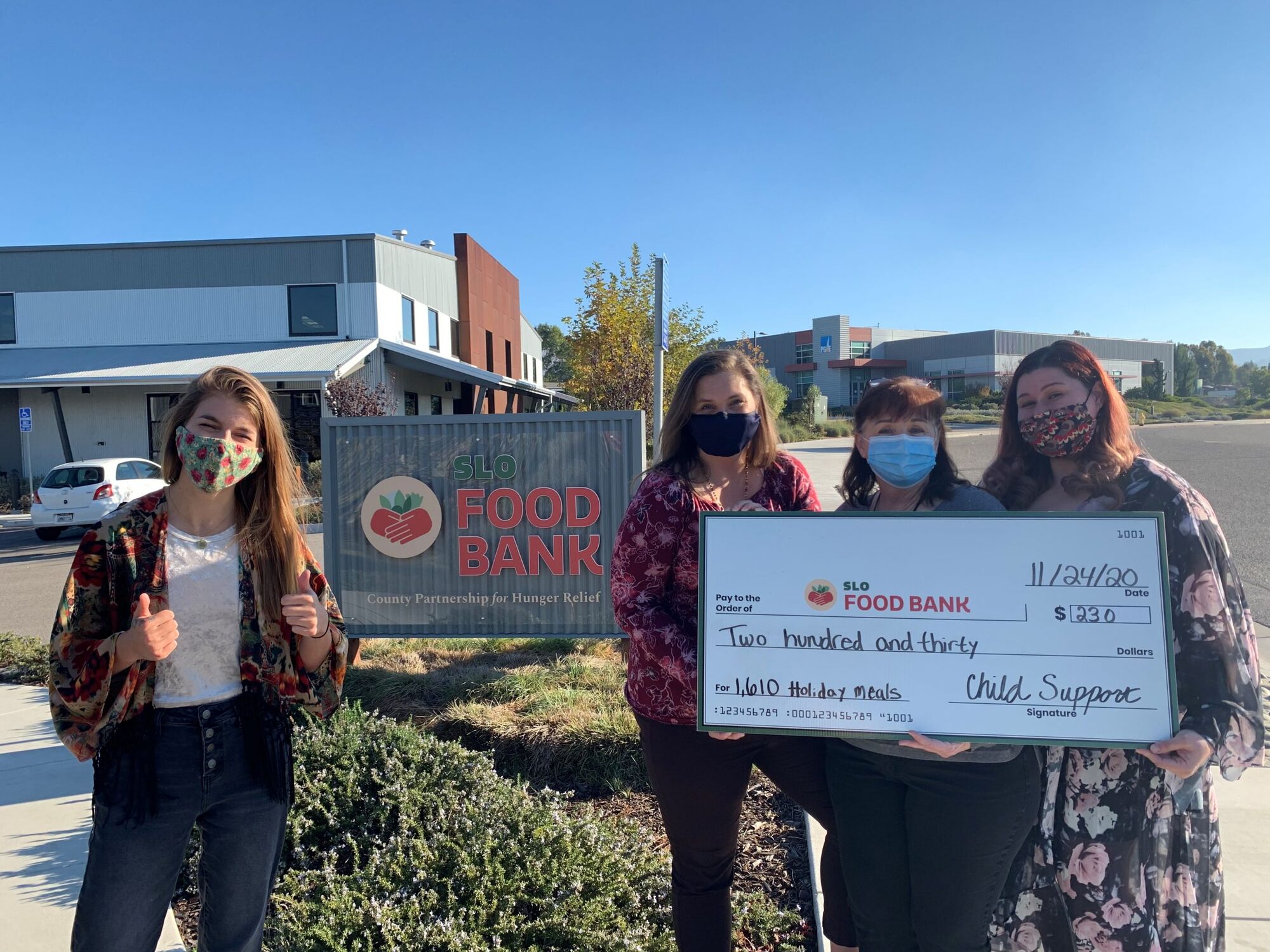 SLO County Child Services Contributes to Food Bank