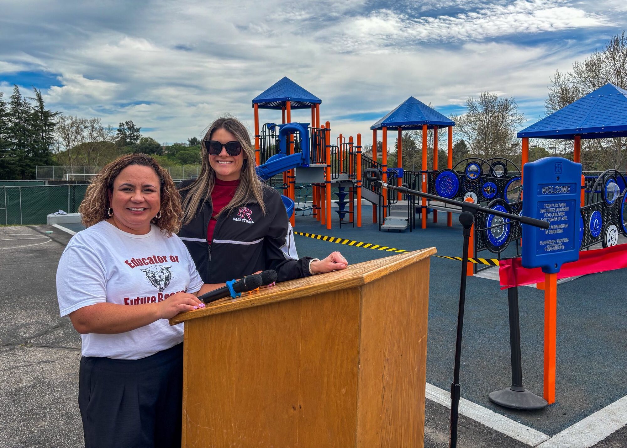 Georgia Brown Dual Immersion celebrates new playground
