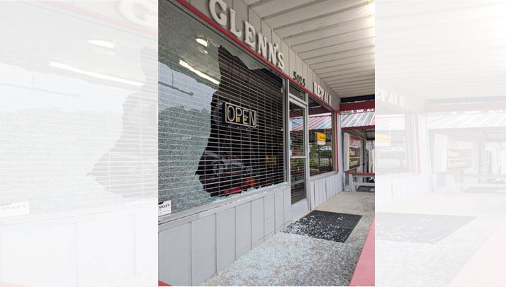 Glenn's Repair & Rental and Alle-Pia Fine Cured Meats Vandalized on Sunday