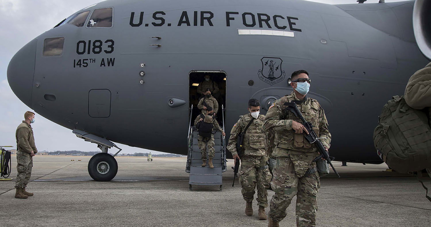 Historic Air National Guard airlift brings troops to D.C.