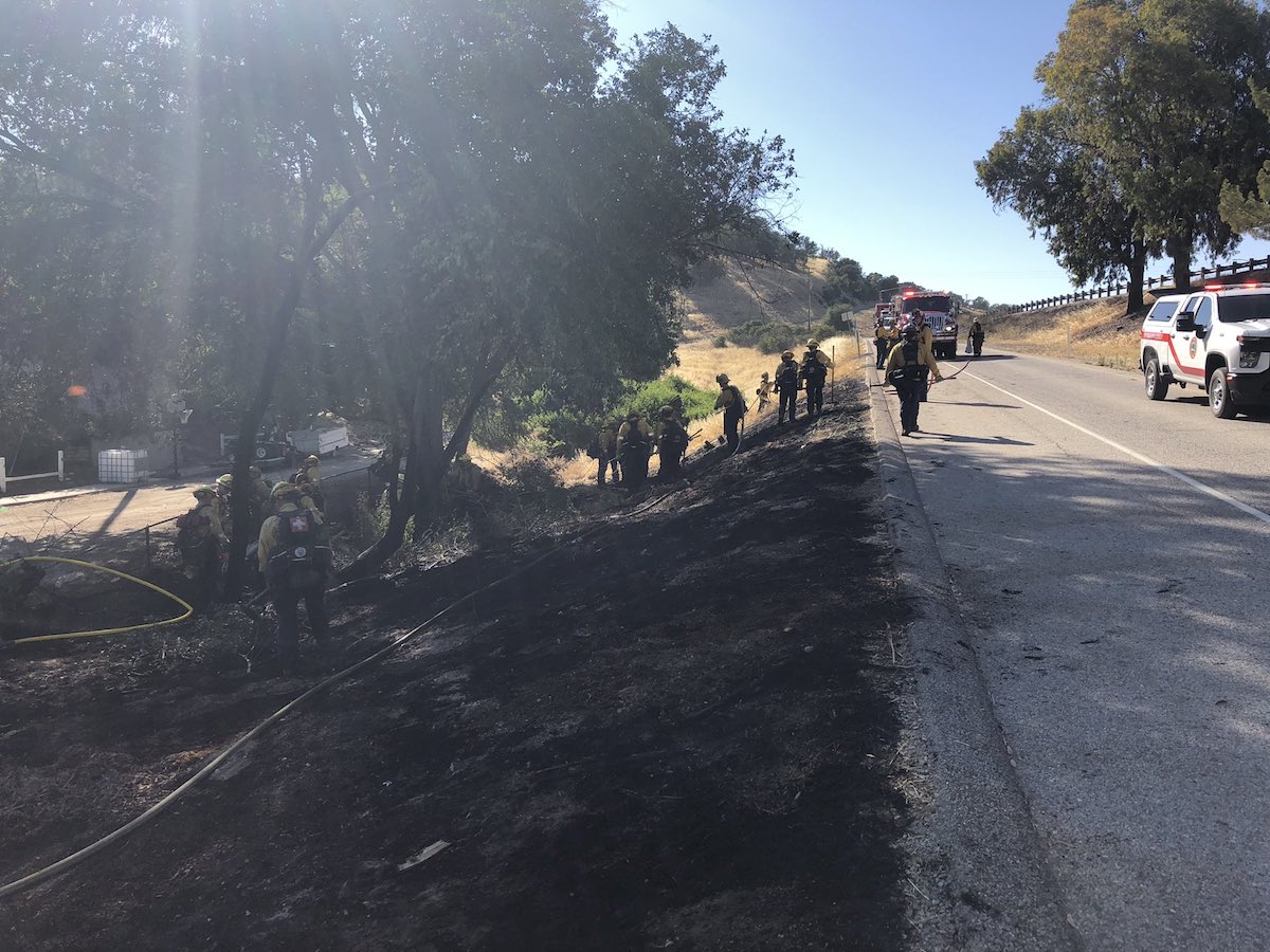 Paso Robles Fire and Emergency Services Respond to Vegetation Fire