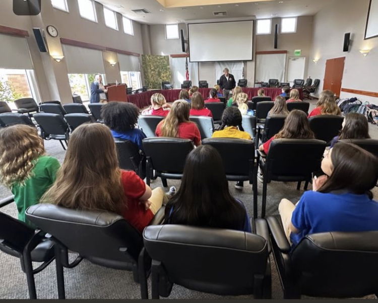 Almond Acres Charter Academy Middle School Students Meet with City Leaders