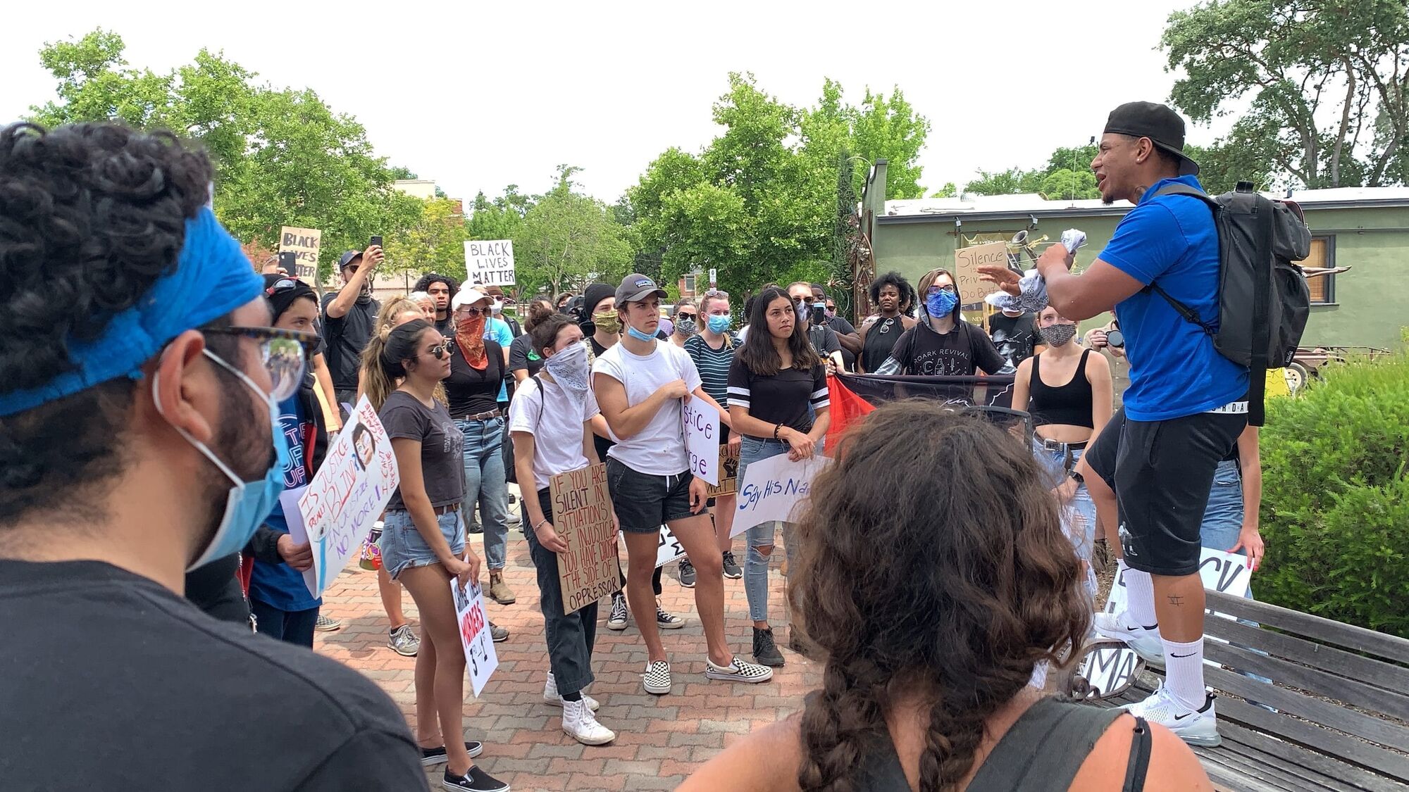 Update: Protest In Downtown Paso Robles