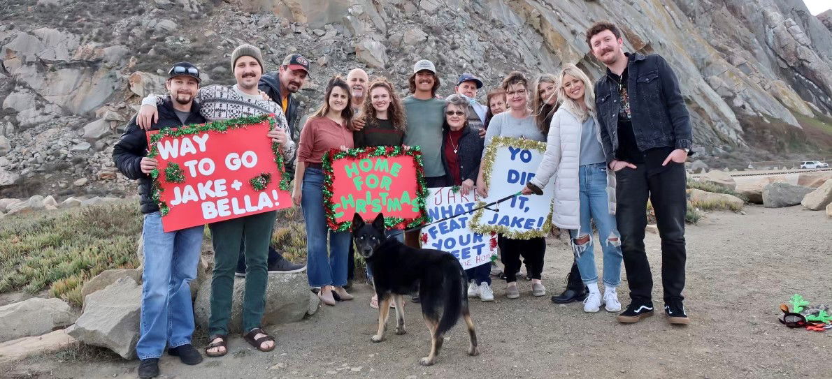 Air Force Veteran Jake Eyre’s Walk Across America Ends in Morro Bay