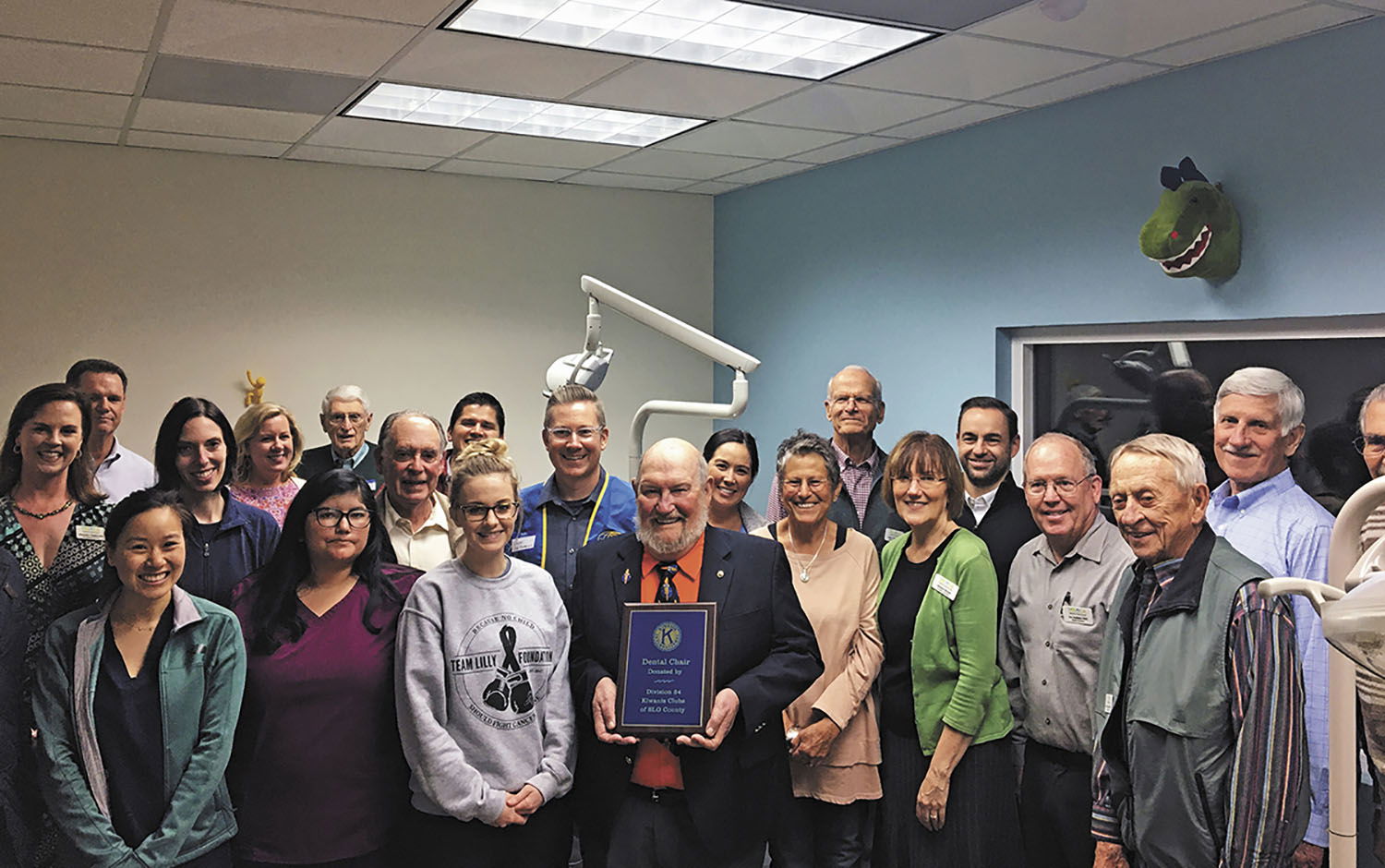 Local Kiwanis Clubs Gift Dental Chair for Tolosa Children’s Dental Center