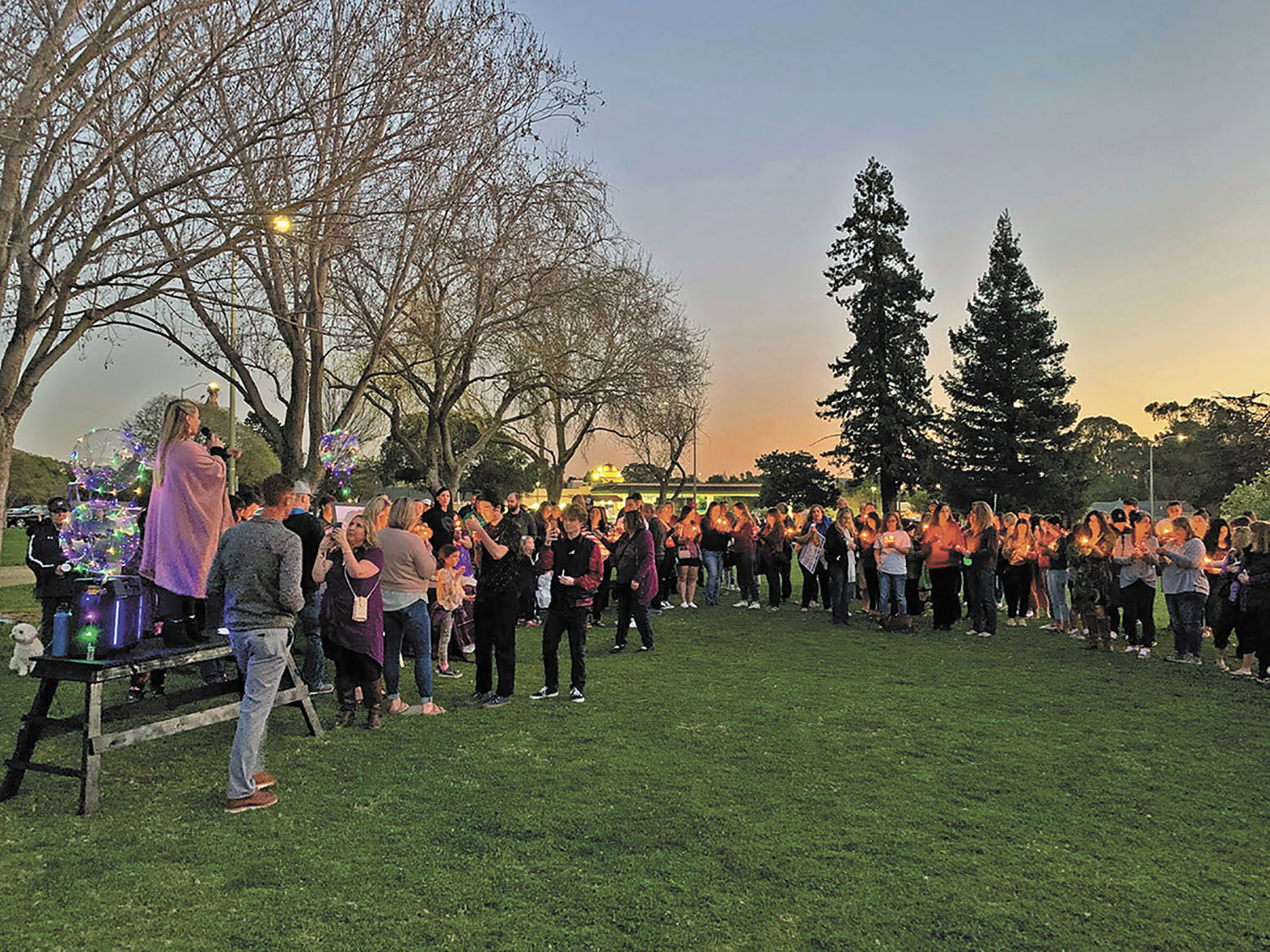 Supporters Host Candlelight Vigil for Kristin Smart