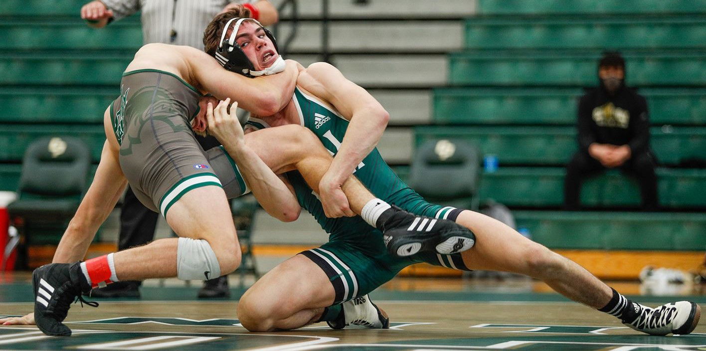 Lamer, Aguilar Claim Titles in Three-Team Cal Poly Wrestling Tournament