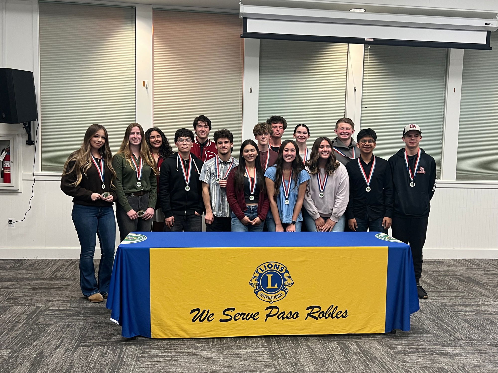 Paso Robles Lions Club honors PRHS Winter student athletes