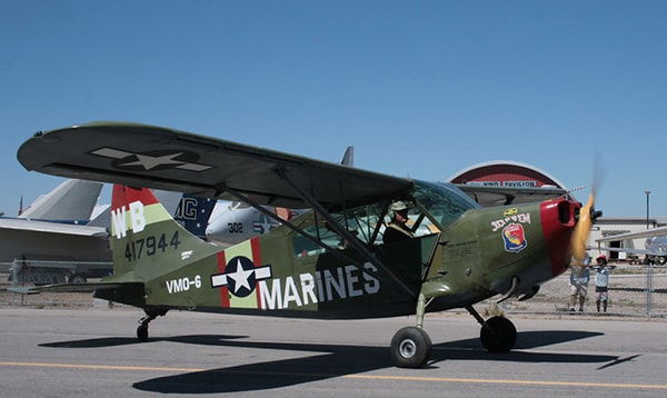 George Marrett, Stinson L-5E Sentinel