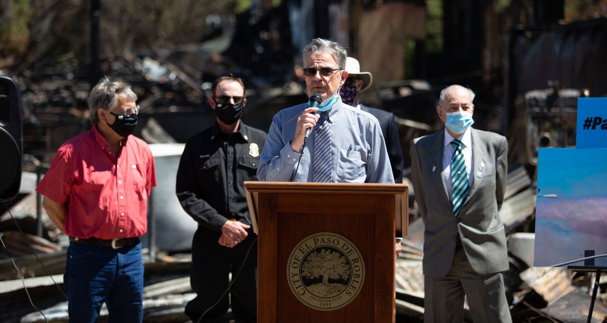 Mayor Martin Addresses Devastating Wildfire