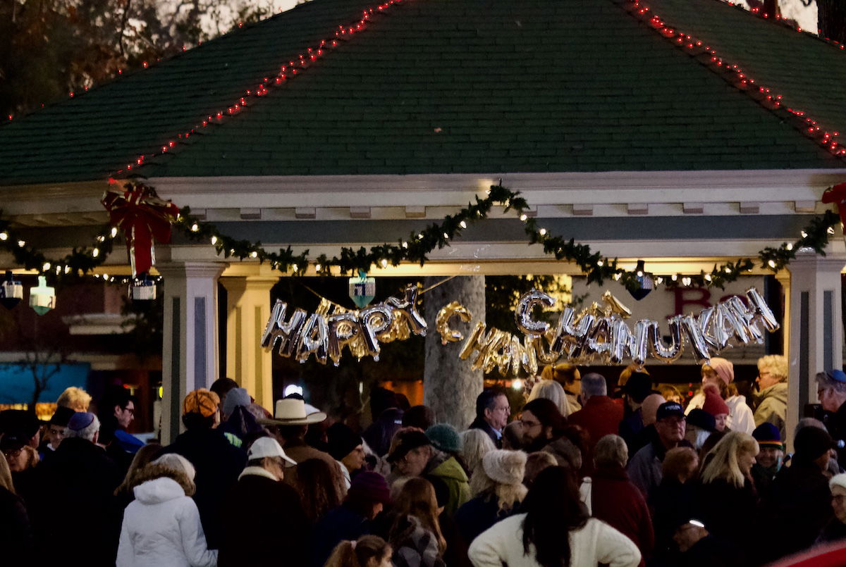Paso Robles Celebrates Hanukkah with First-Ever Downtown Menorah Lighting
