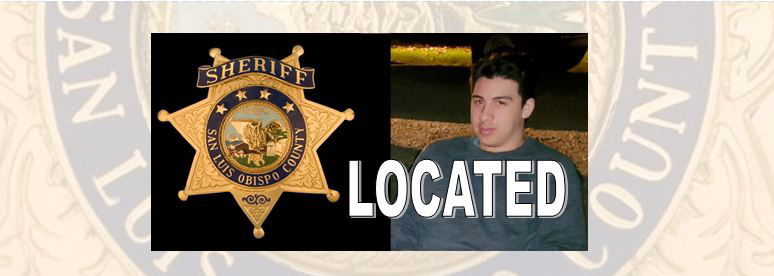 LOCATED: SLO County Sheriff Locates At-Risk Missing Person