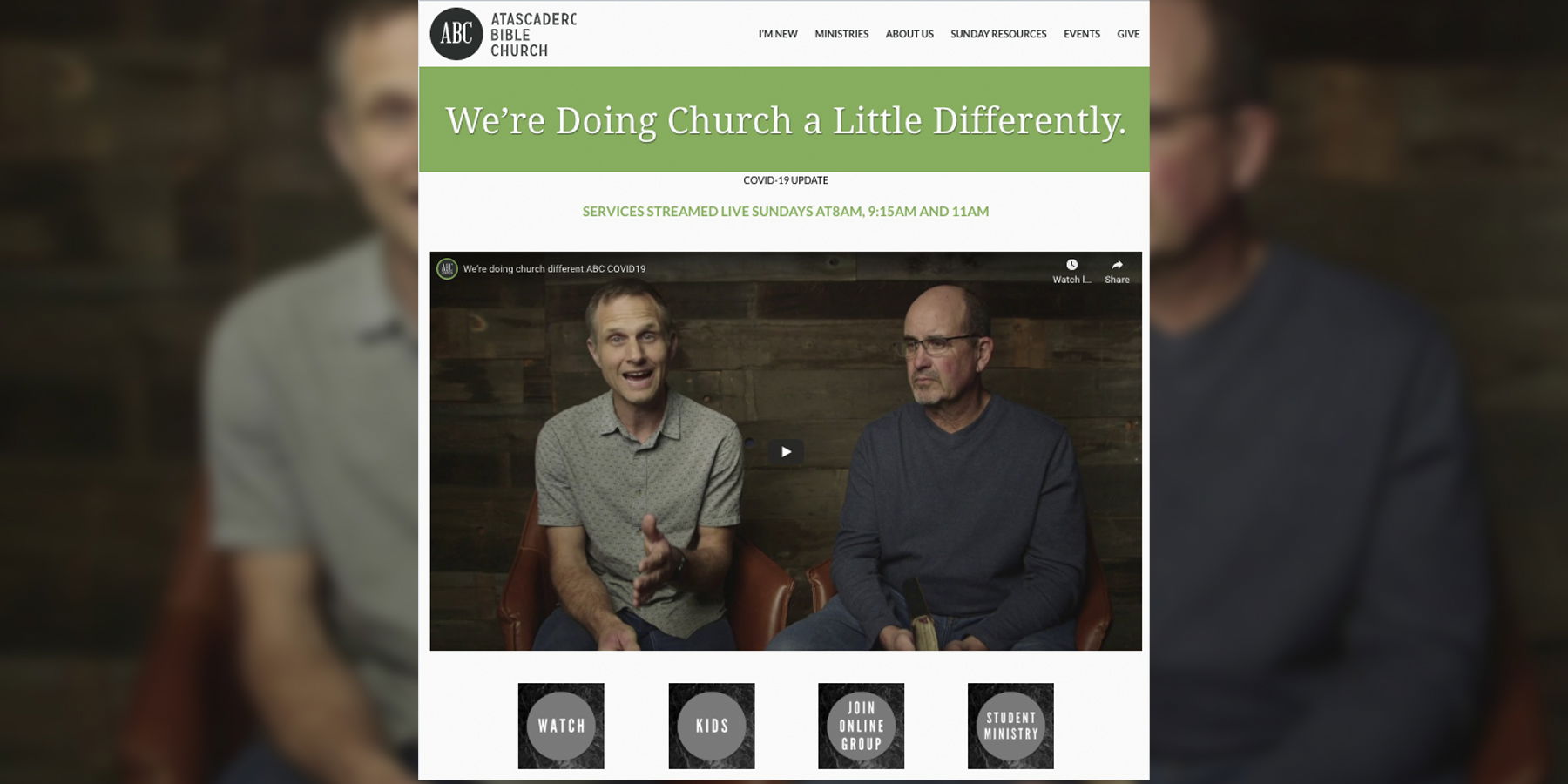 Local Churches Offer Online Services and Resources