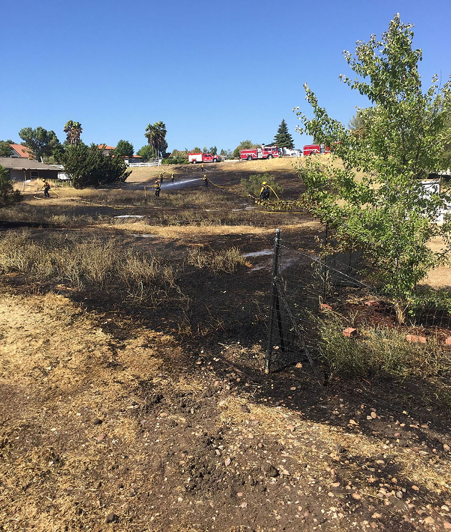 PRFD: Fire Burns Less Than Acre Near Osos Way, Vista Grande