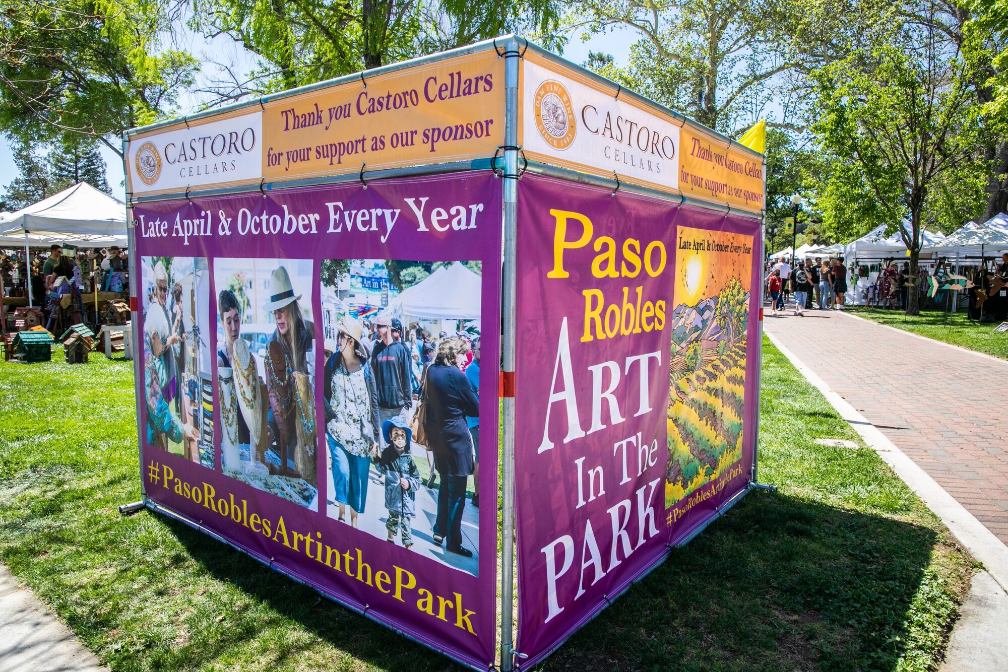 Paso Robles Art in the Park April Showing Success&nbsp;