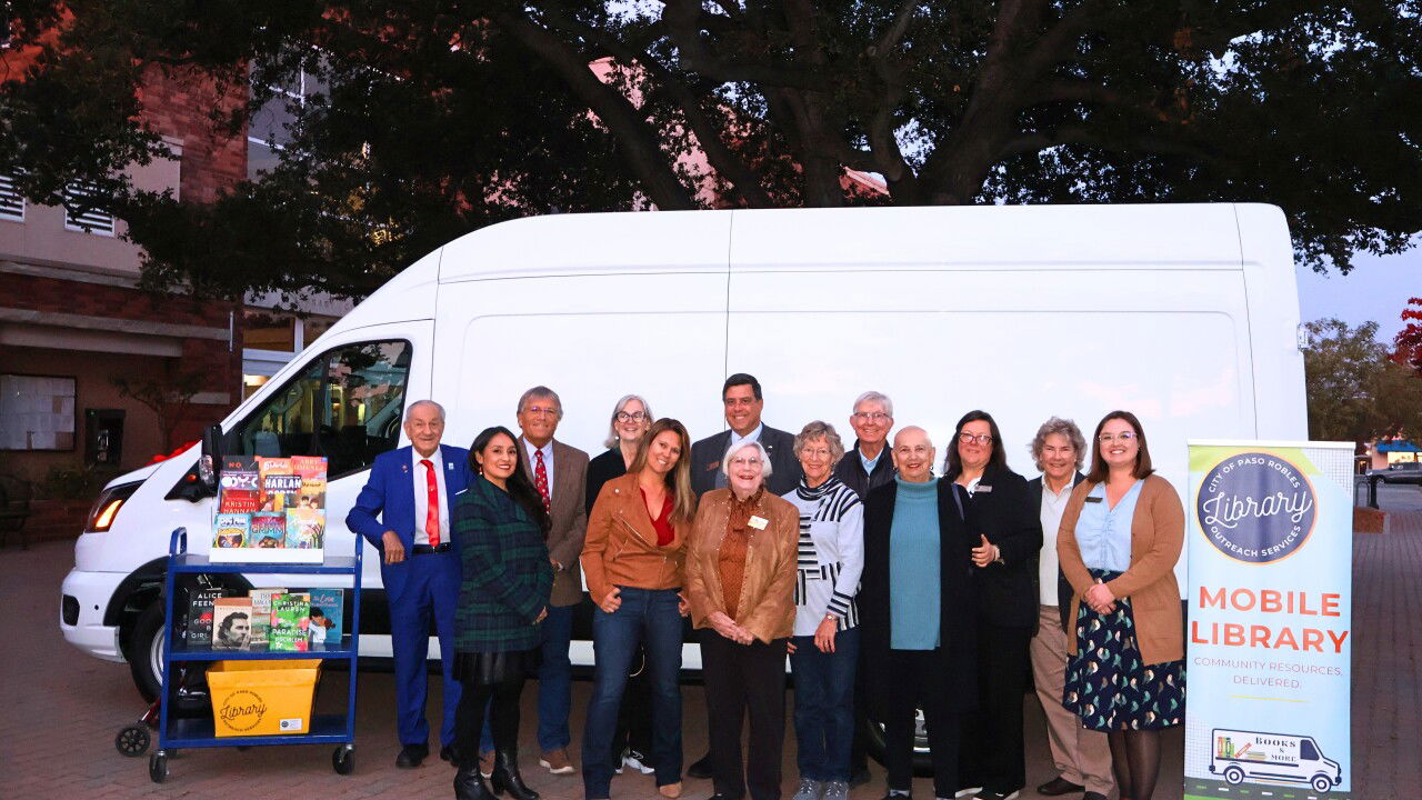 Paso Robles Library Foundation Receives $50,000 gift from A.L. Falck Family Foundation to support bookmobile project
