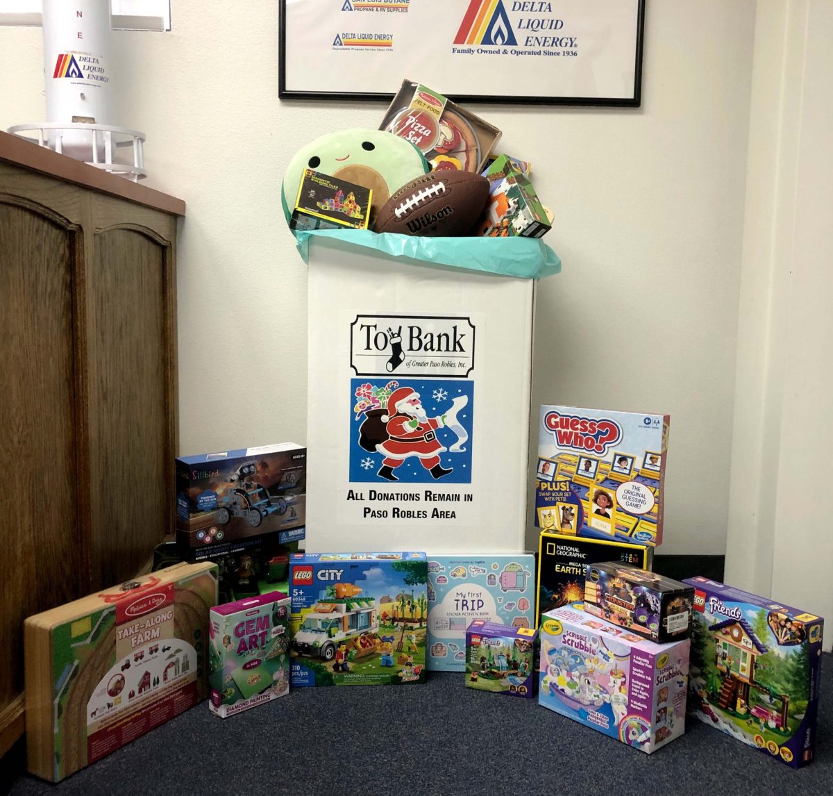 Delta Liquid Energy annual holiday donation drive collecting for local nonprofits