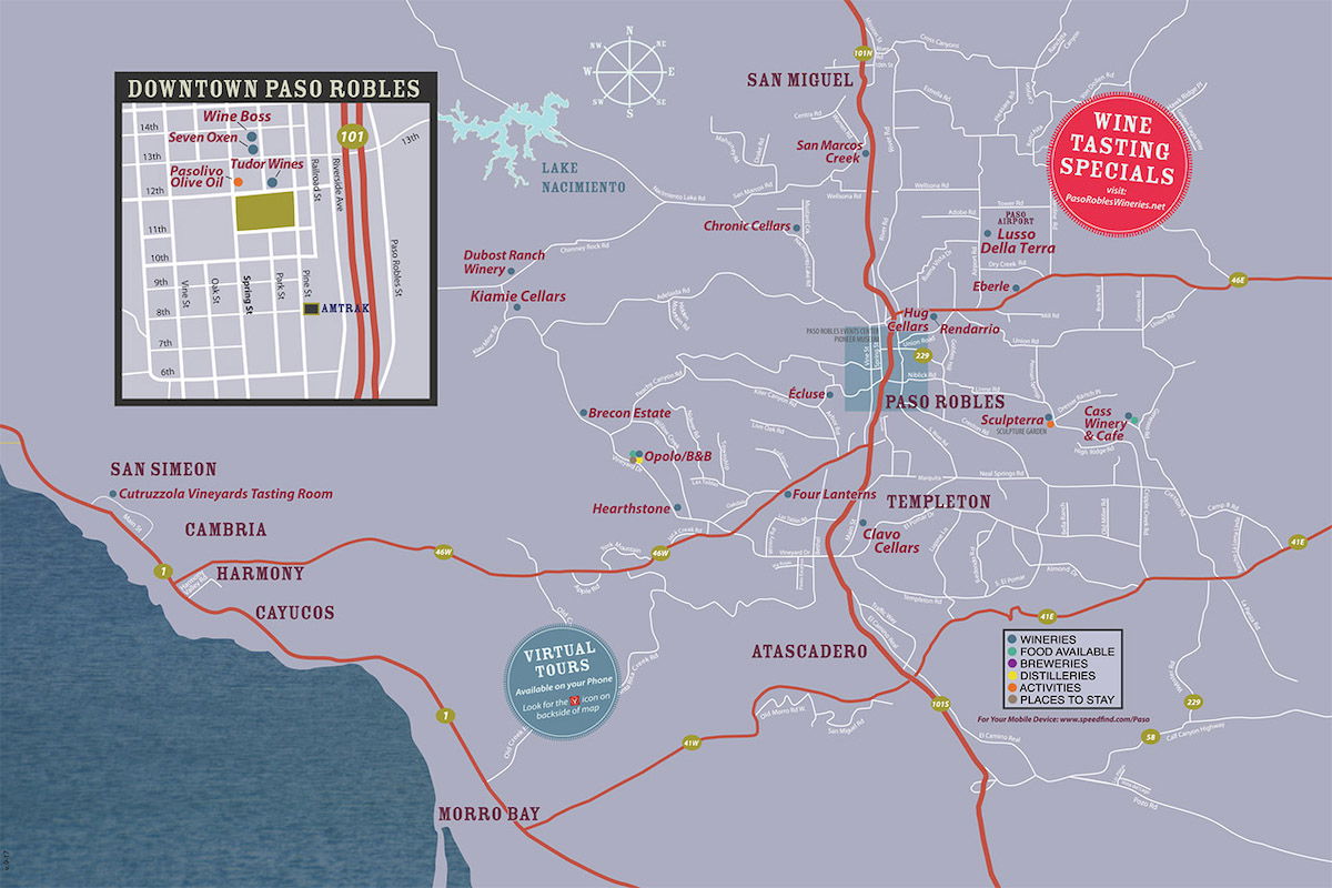 Come to Paso Robles & Templeton Chamber of Commerce Visitor Centers to plan your activities