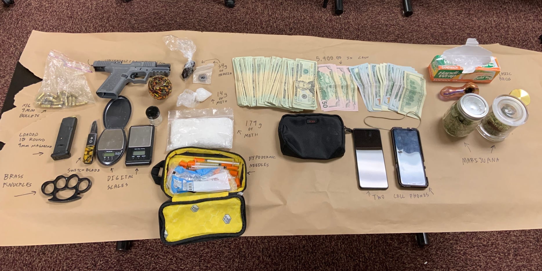 PRPD: Parolee Found with Handgun, Drugs During Traffic Stop