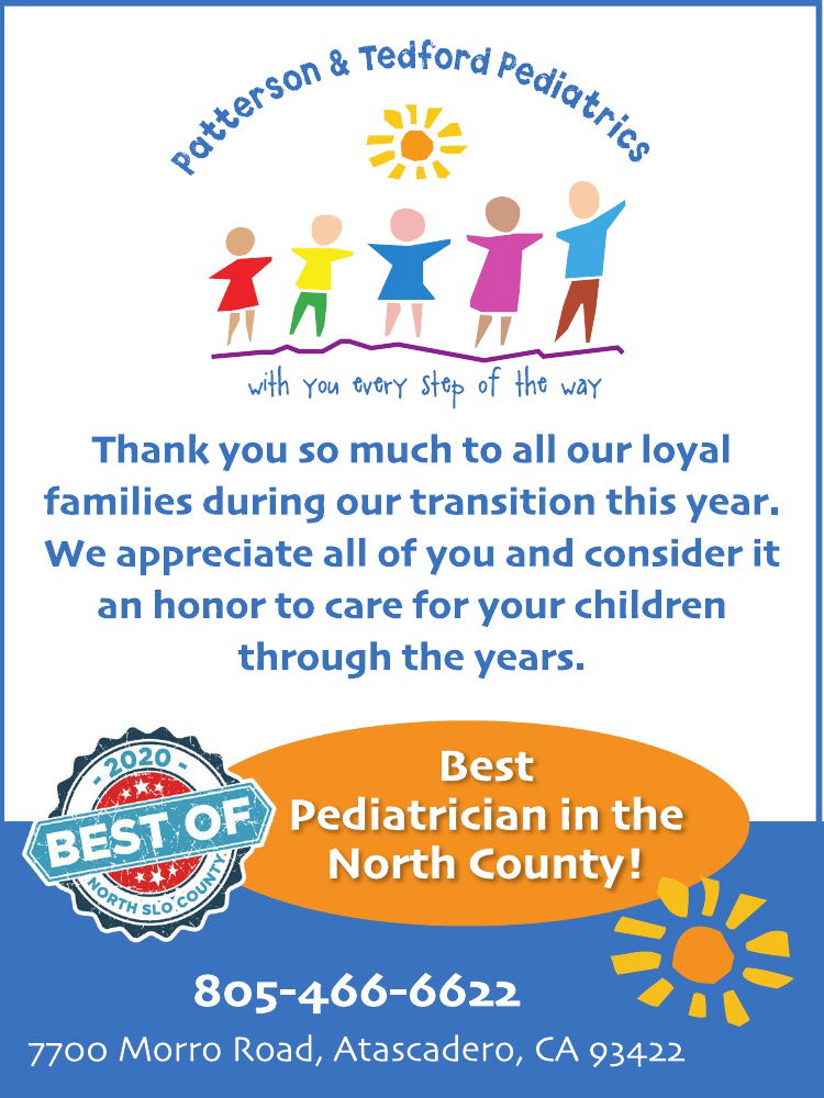 Best Pediatrician of North SLO County 2020