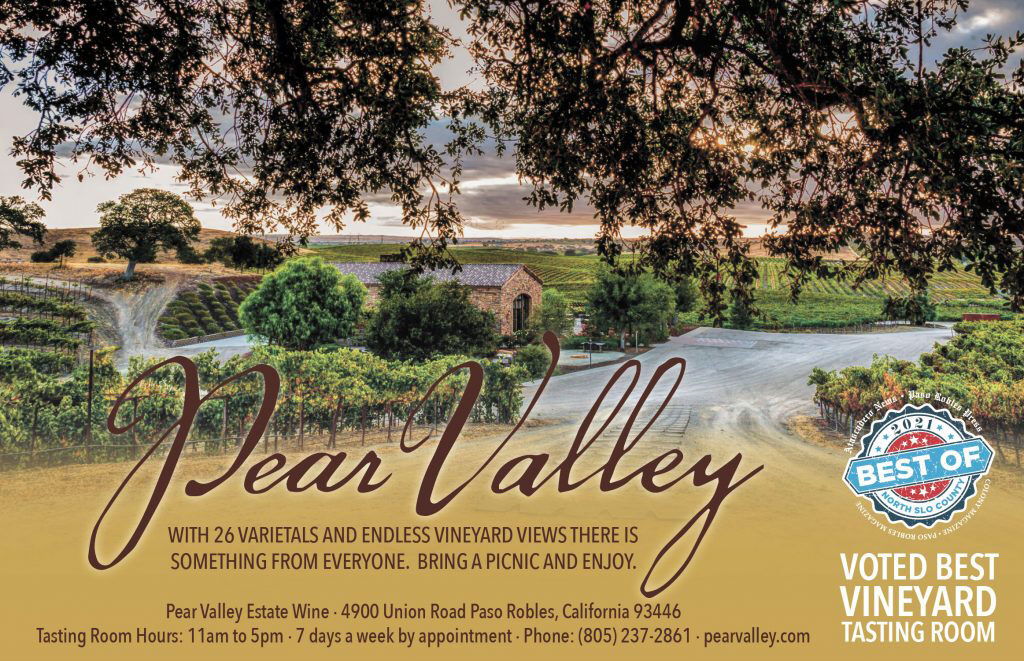 Pear Valley Vineyards named CCWC Winery of the Year