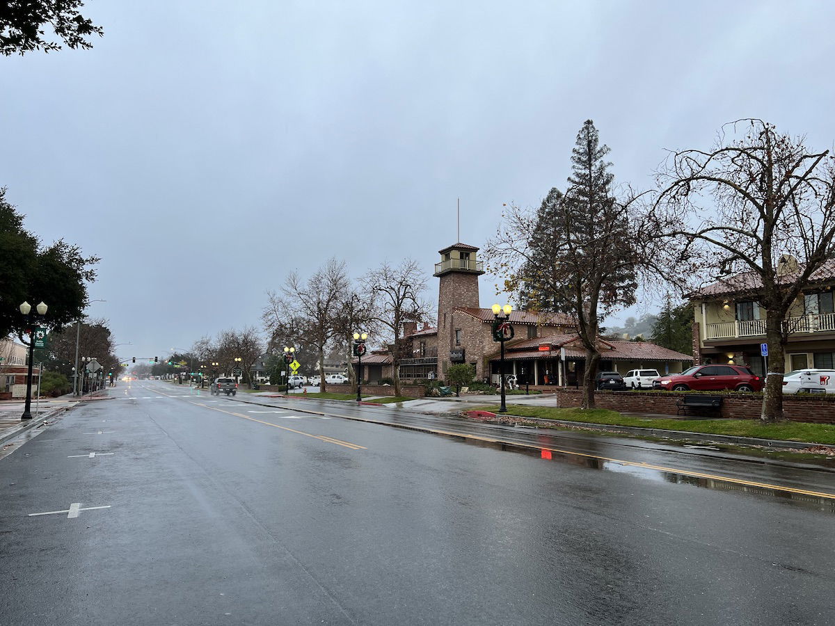 Rain Infiltrates San Luis Obispo County For Christmas