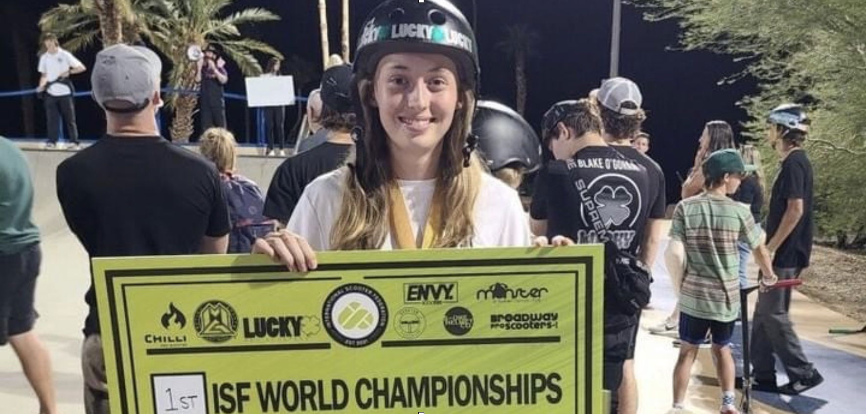 Two Riders Out of ATown Skate Park Become World Champions at the Scooter World Championships
