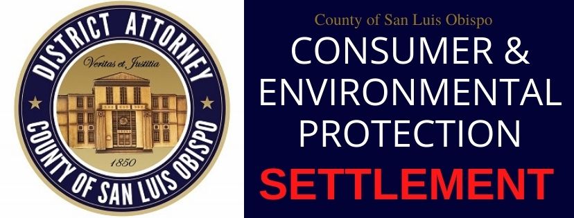 SLO County DA Dow: $1.49 Million Settlement Reached with Bed Bath & Beyond, Inc.