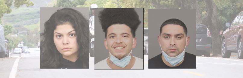 SLO Police Investigate Multiple Vehicle Burglaries; Leads to Three Arrests