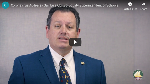 SLO Schools Superintendent Speaks About Coronavirus