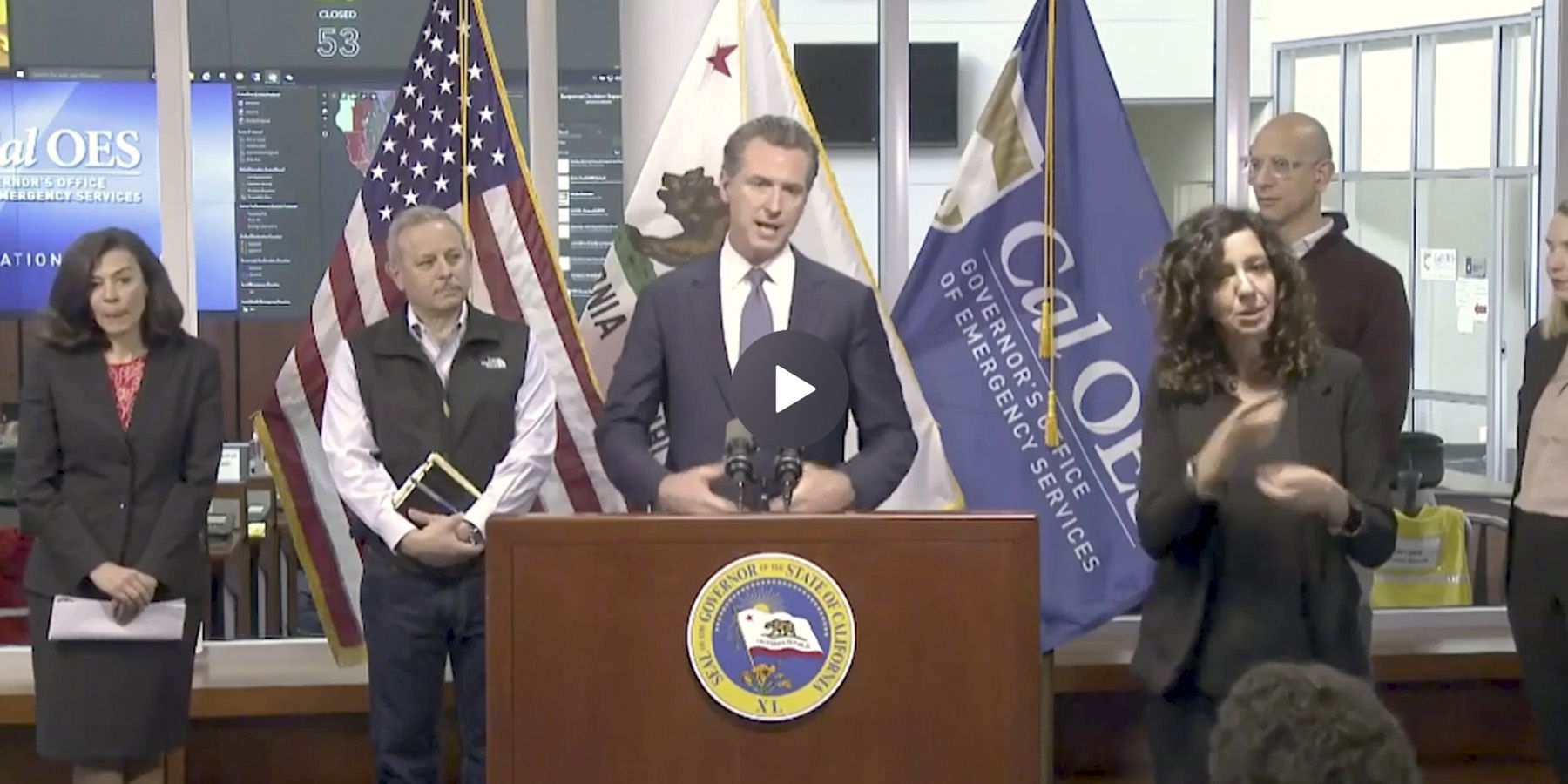 Governor Newsom Press Conference from Sunday